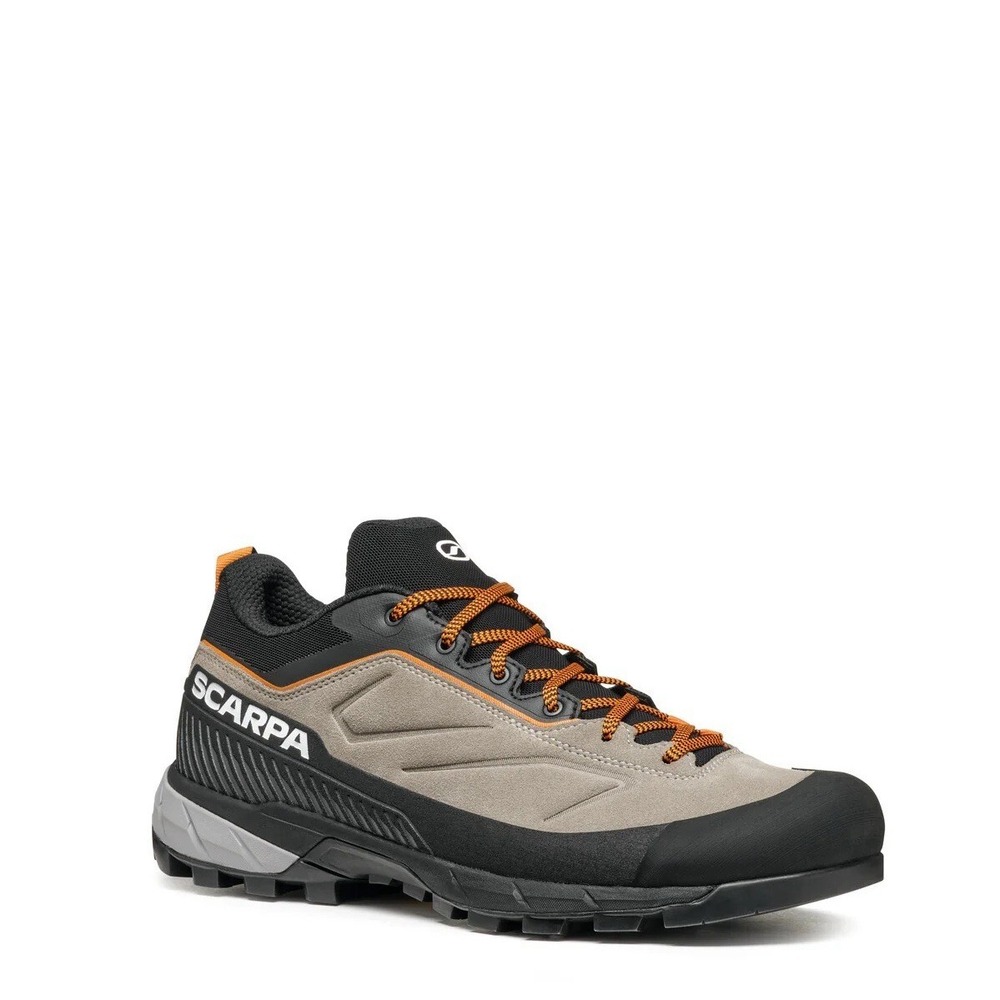 SCARPA Rapid XT Approach Taupe/Rust Orange Vibram Megagrip Shoes Mens/10.5/43.5